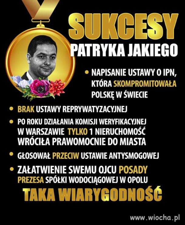 Sukcesy Patryka Jakiego