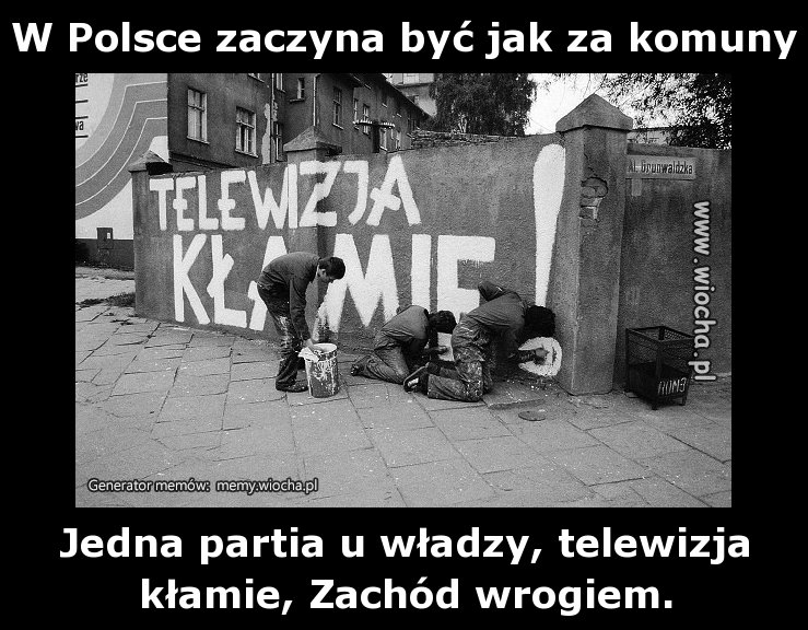 W Polsce zaczyna być jak za komuny 