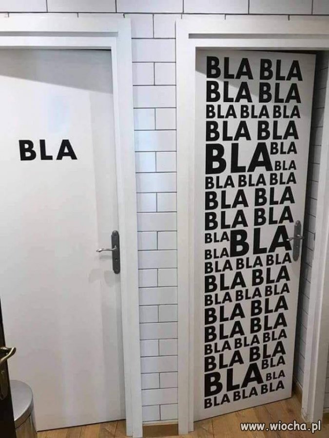 Która toaleta...