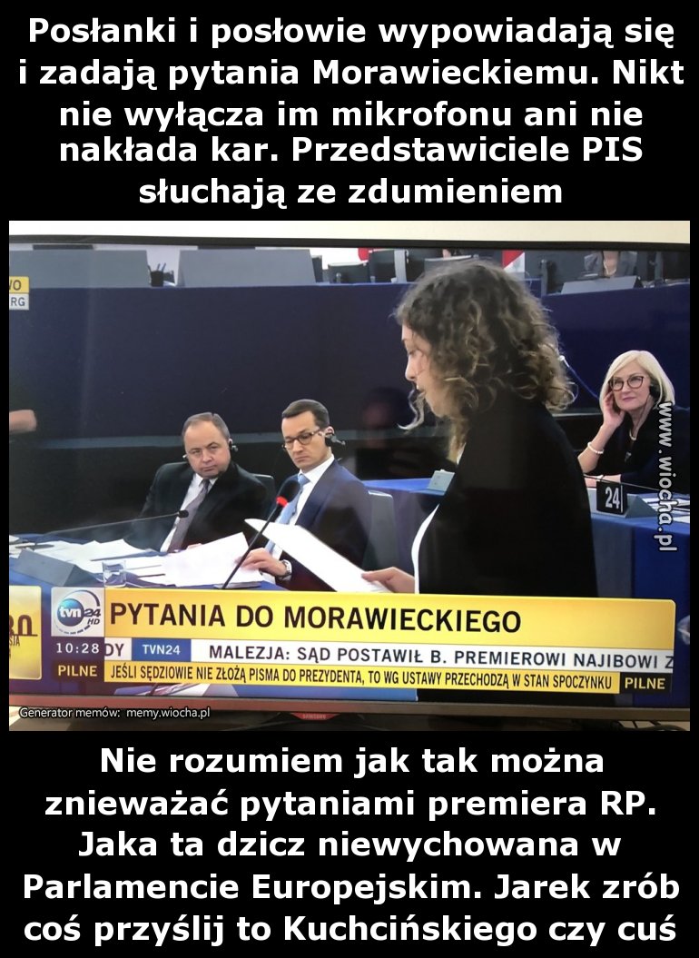 Posłanki i posłowie wypowiadają się i zadają
