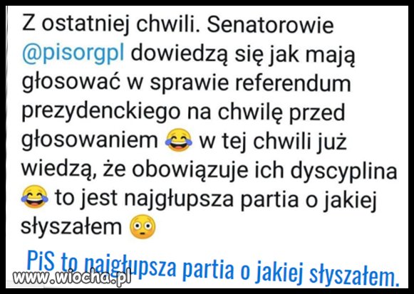 Tak to jest jak się nie ma