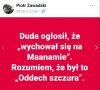 Pojechał...
