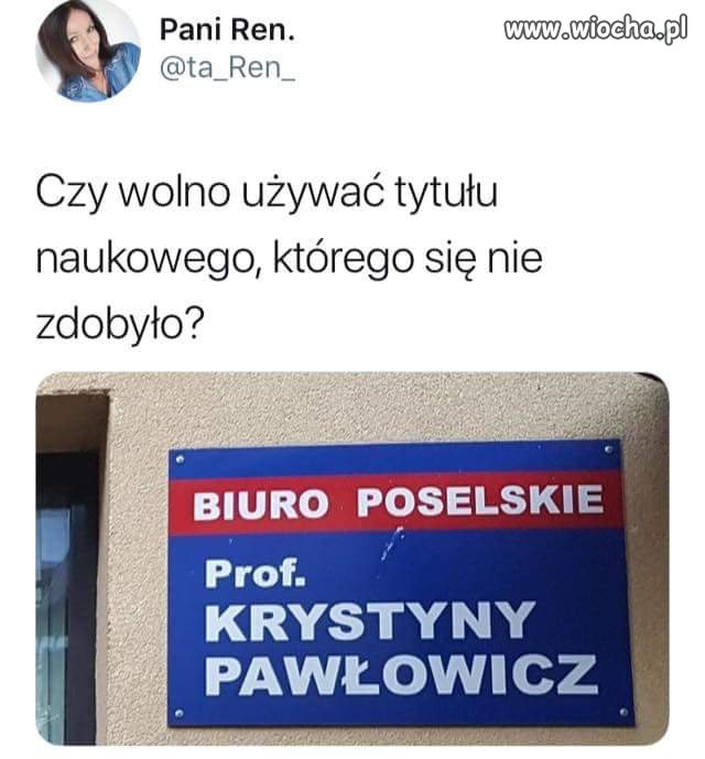 Taki z niej profesor jak z kozi d..y trąba