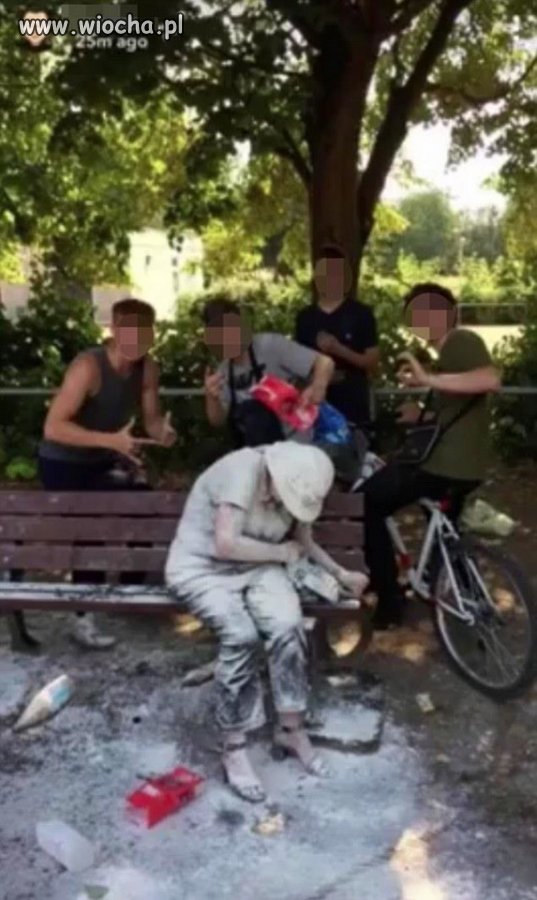 Młode ścierwa zaatakowały niepełnosprawną