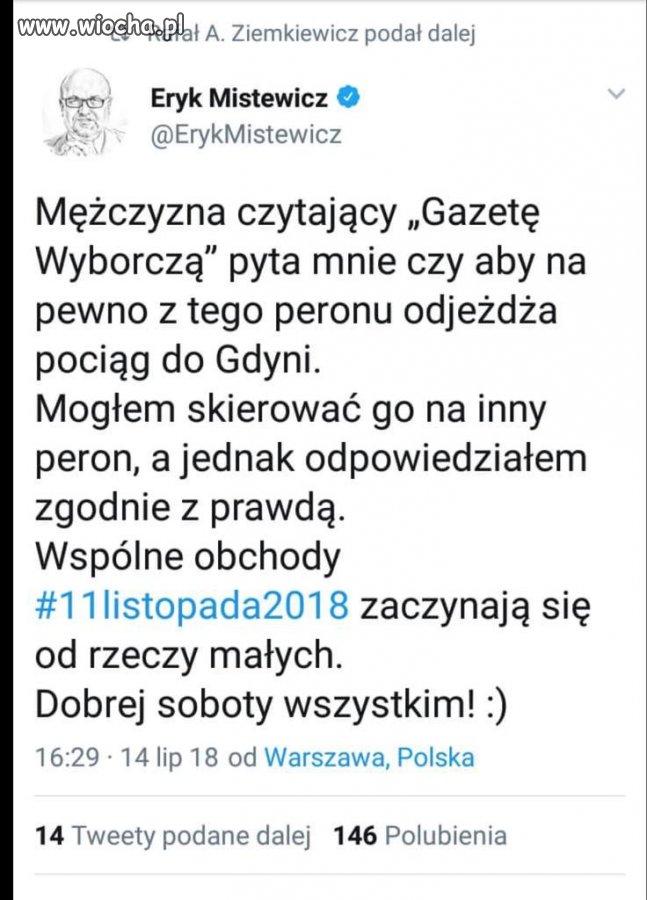 A mógł wepchnąć pod pociąg 