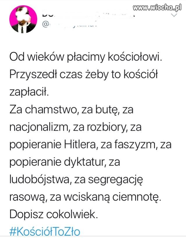 Ja dopisuje pedofilia,bogacenie się