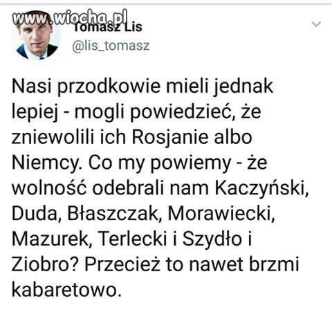 Jak zwykle trafnie.