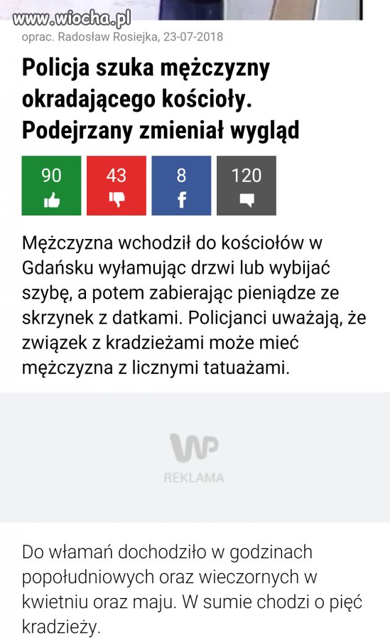 Drogi złodzieju. Idź na całość. 