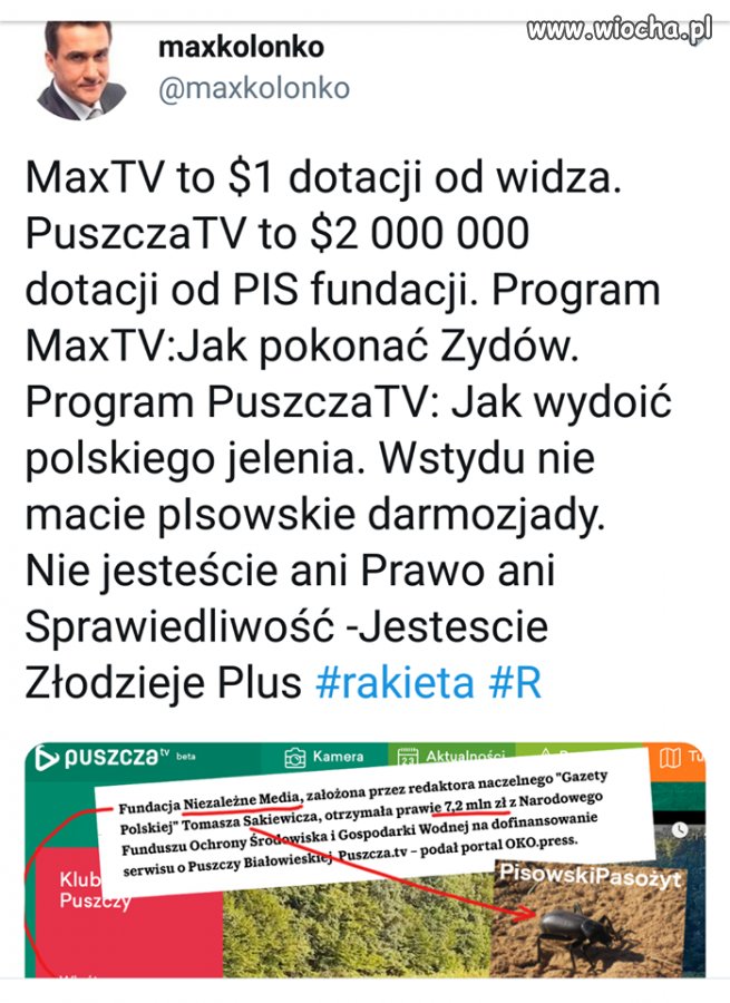 Max jedzie