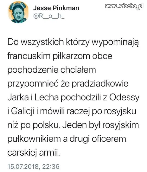 Pochodzenie