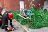 Ławka go zjadła