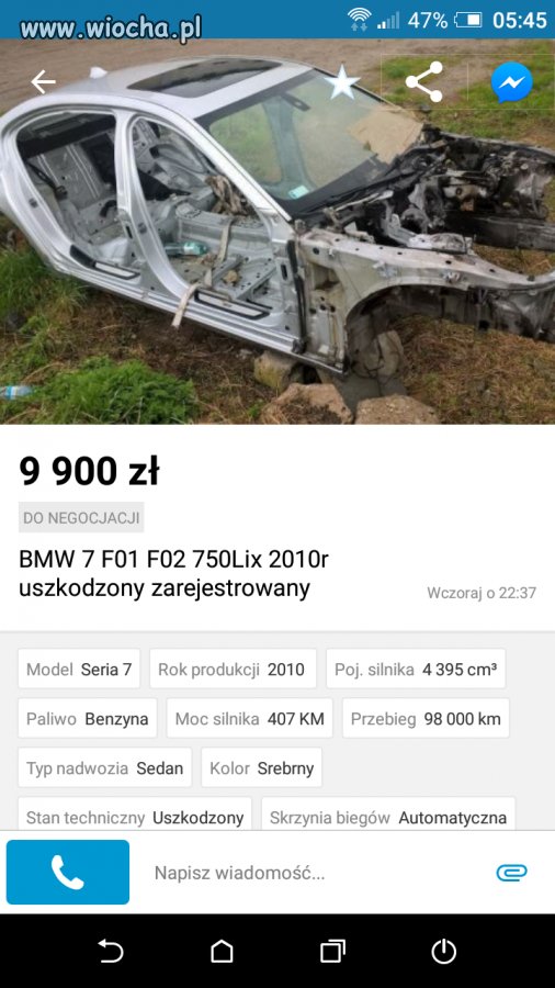 Przynajmniej przebieg mały 