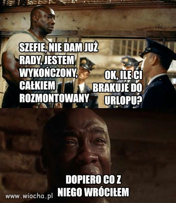 Po urlopie...