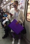 Moda w metrze.