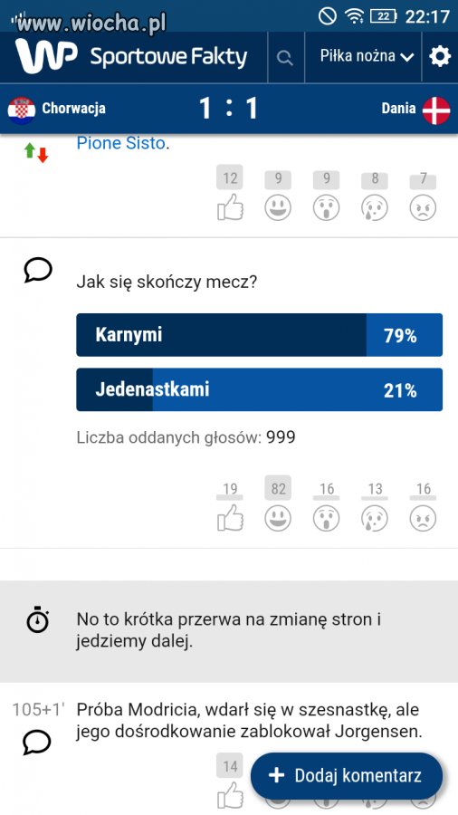 Meczyk jak się zakończy 