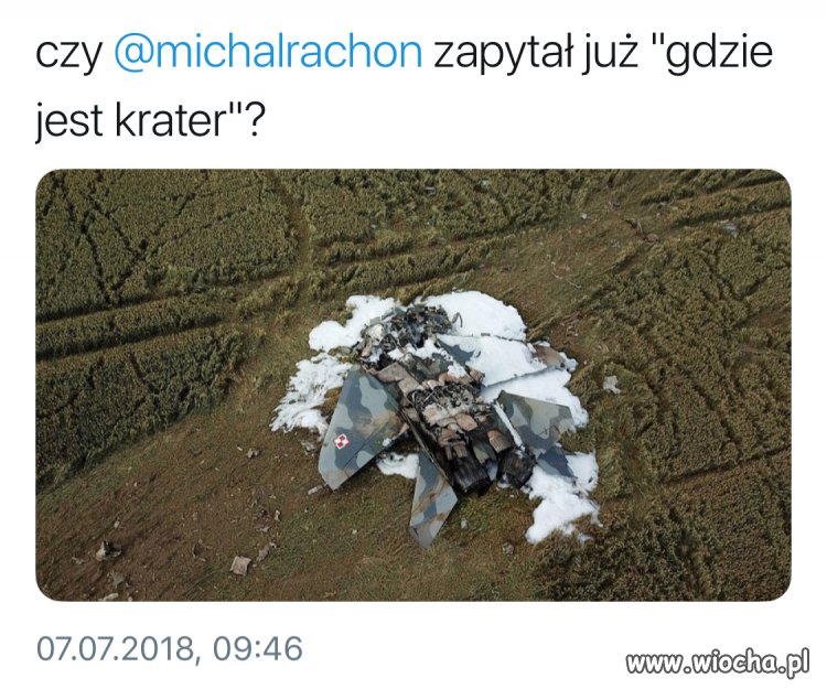 Pytanie do komisji, gdzie krater?
