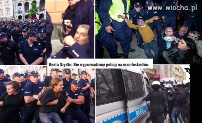 Nie wyprowadzimy policji przeciwko manifestantom