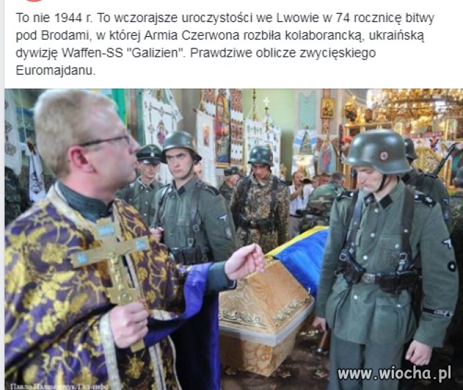 Chwała Ukrainie krzyczał Kaczyński