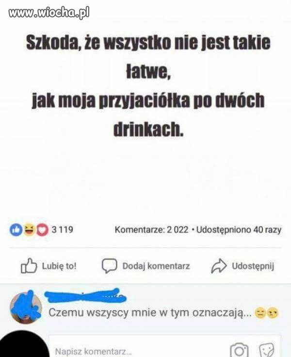Kiedy po dwóch drinkach