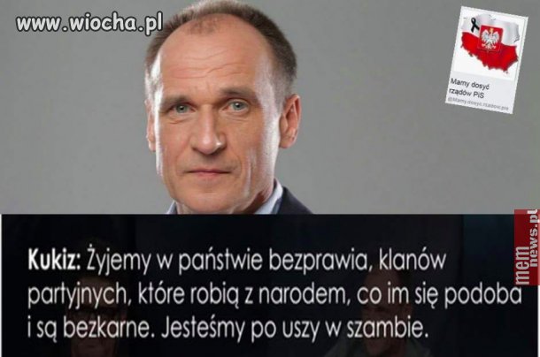 Obudził się.