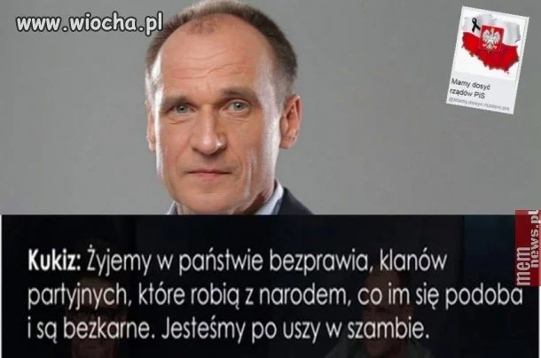 Obudził się.