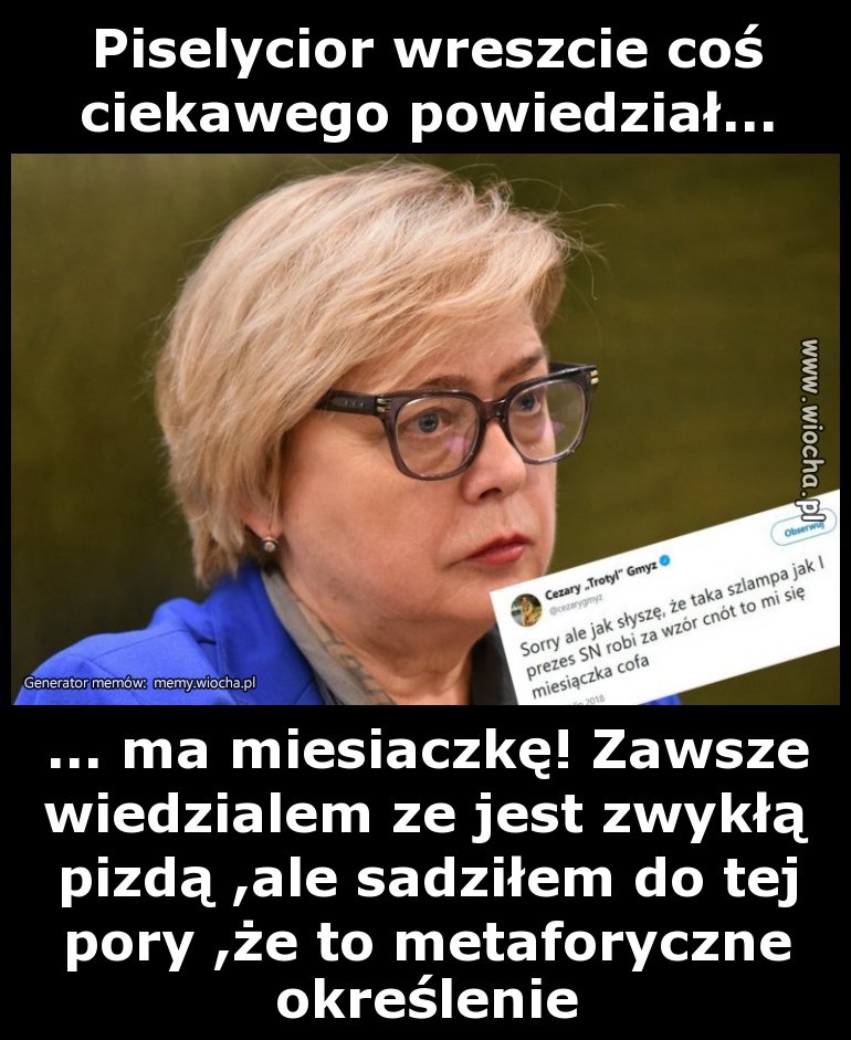 Piselycior wreszcie coś ciekawego powiedział...