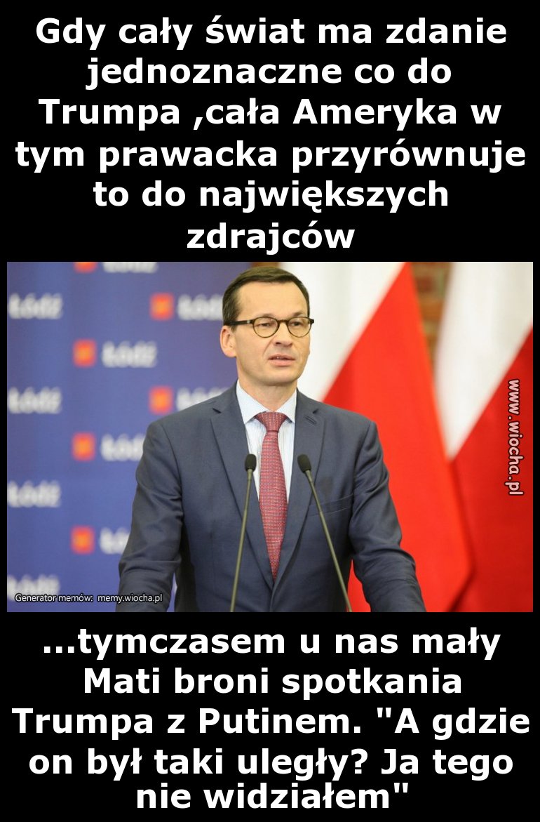 Gdy cały świat ma zdanie jednoznaczne co do Trumpa