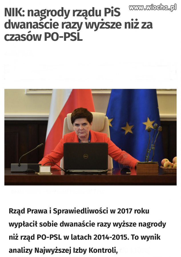 Pazerność i chciwość polityków PiS