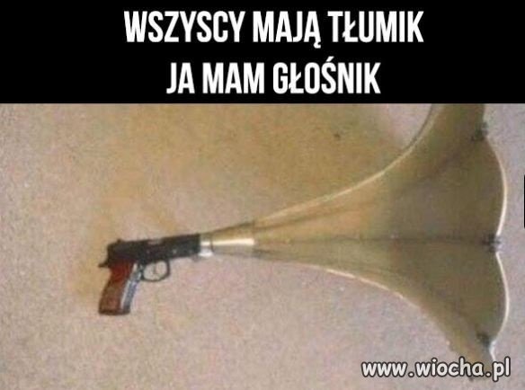 Wszyscy mają pistolety z tłumikiem