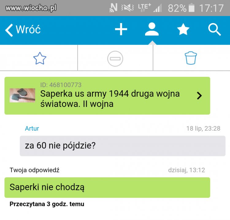 Saperka za 130 zł 