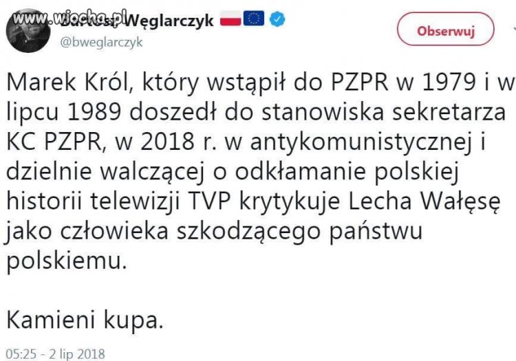 Bo on walczył 