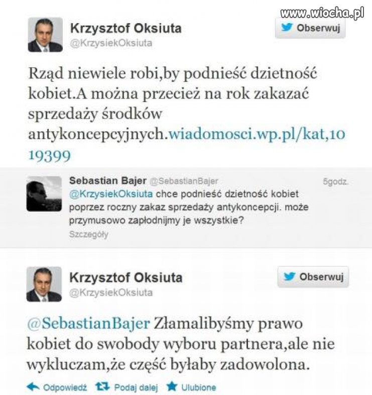No pomysły godne posła RP