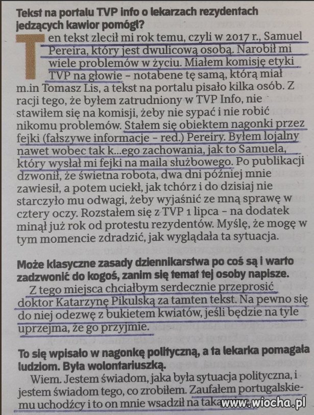 Z cyklu życie w TVPis 