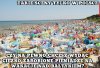 Wiecej parawanów niż plażowiczów