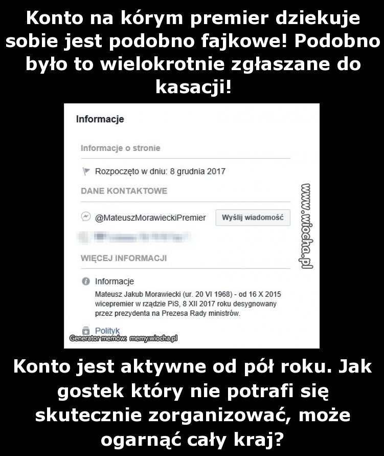 Fejkowe konto