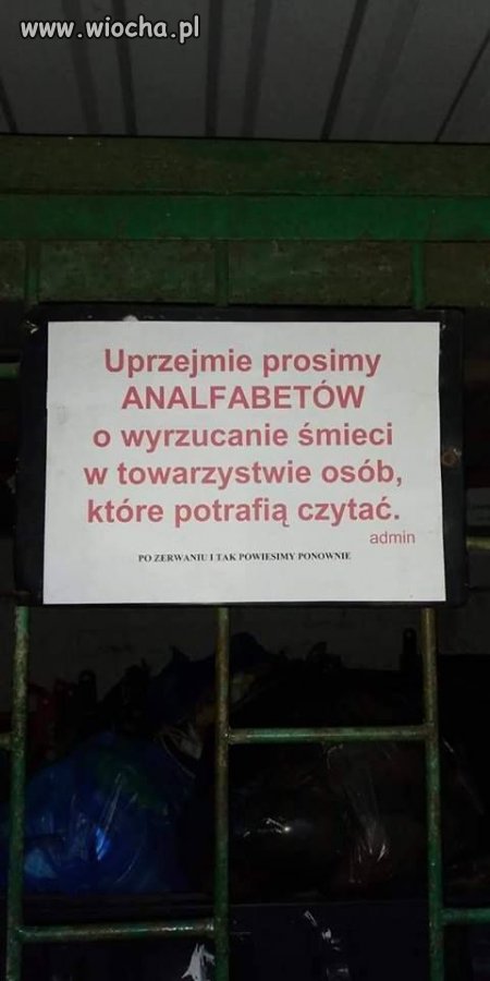 Skoro inaczej nie można