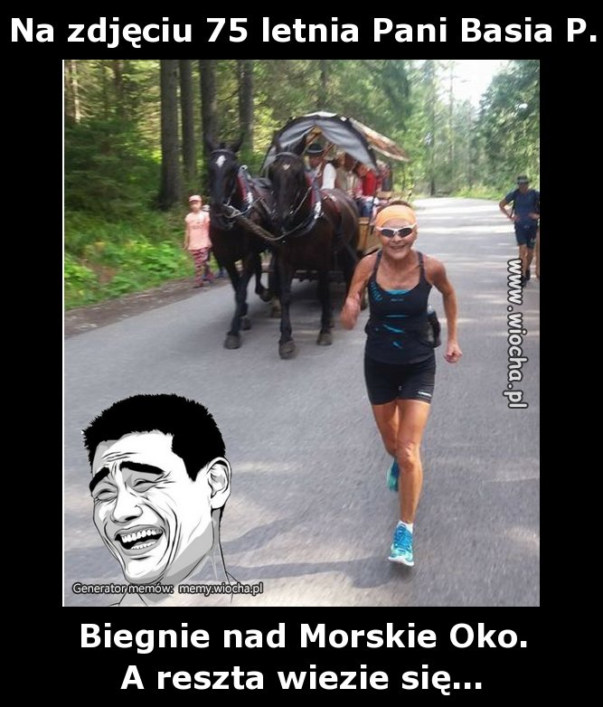 Na zdjęciu 75 letnia Pani Basia P.
