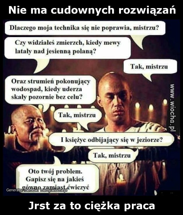 Nie ma cudownych rozwiązań