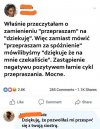 Podziękowanie zamiast