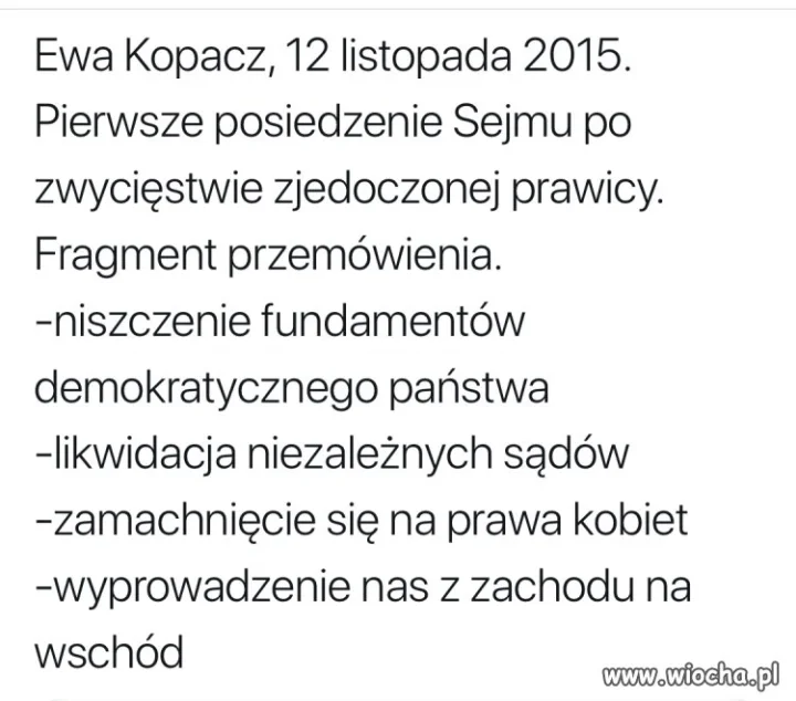 Przewidziała 