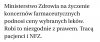 Płacić i modlić się, minister dba o pacjentów.
