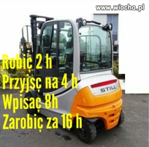 Praca w sobotę...