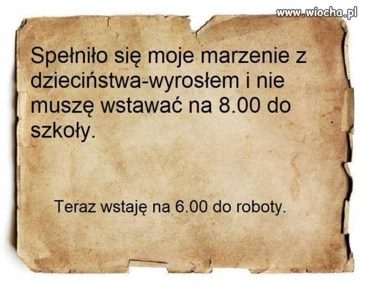 Spełnione marzenie 