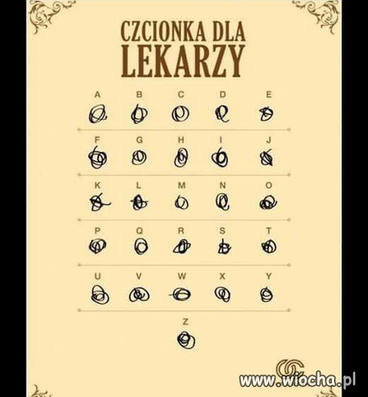 Na receptach to widać najlepiej.