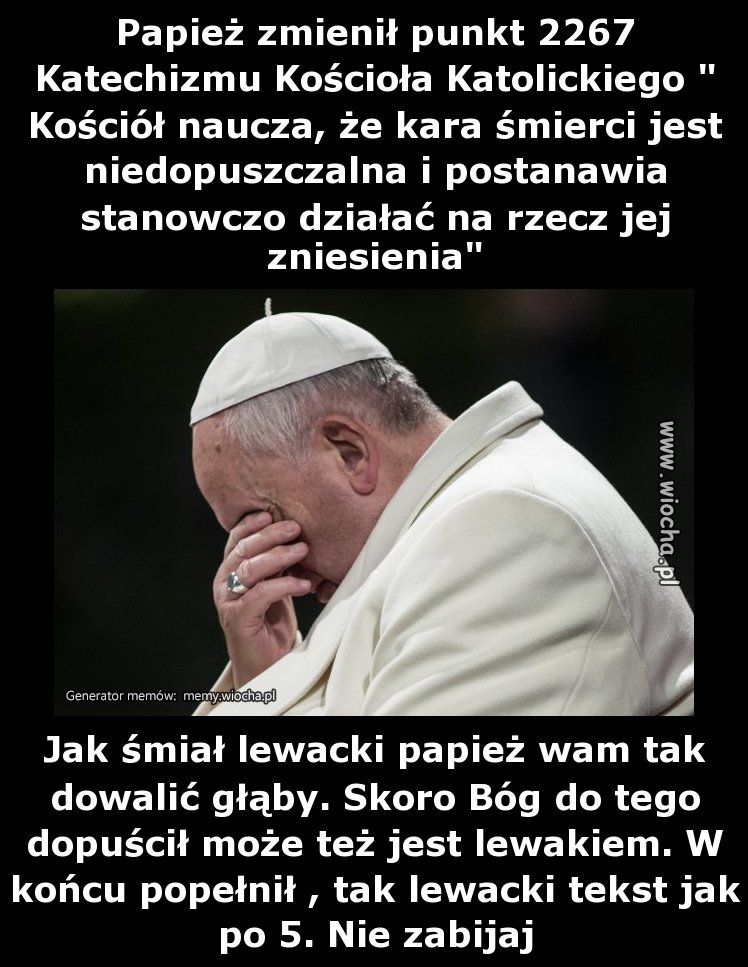 I ch...  w  d... prawackiej katolskiej hipokryzji
