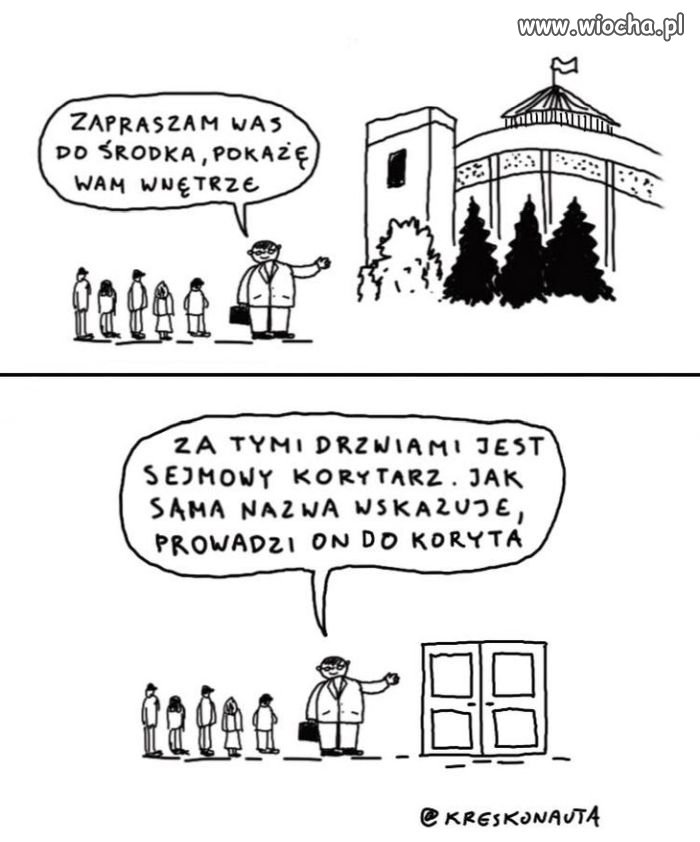 Zwiedzanie sejmu
