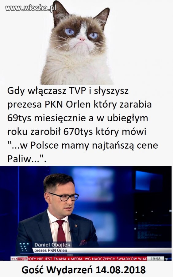 Tanie paliwo w Polsce wdług TVP