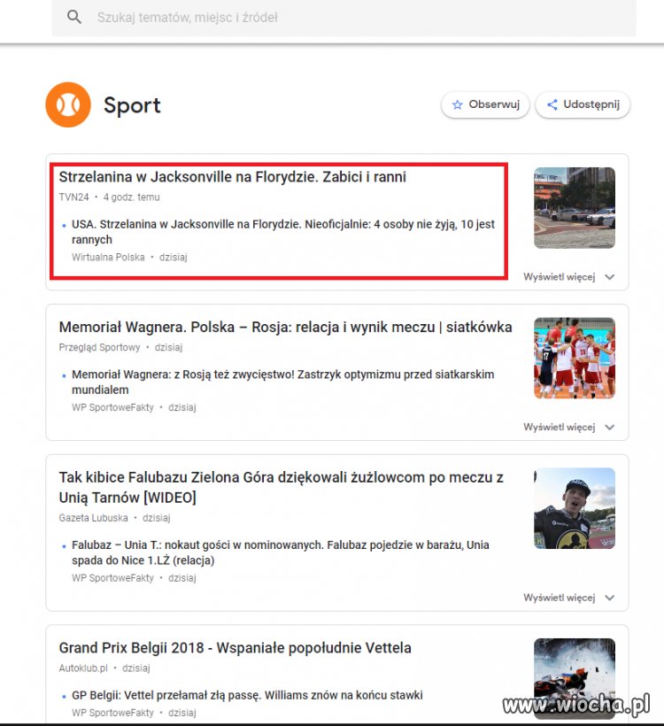 O takim sporcie nie słyszałem