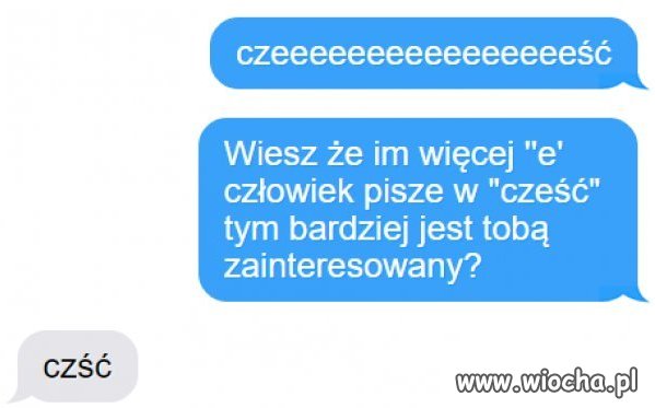 Chyba się nie zainteresowała