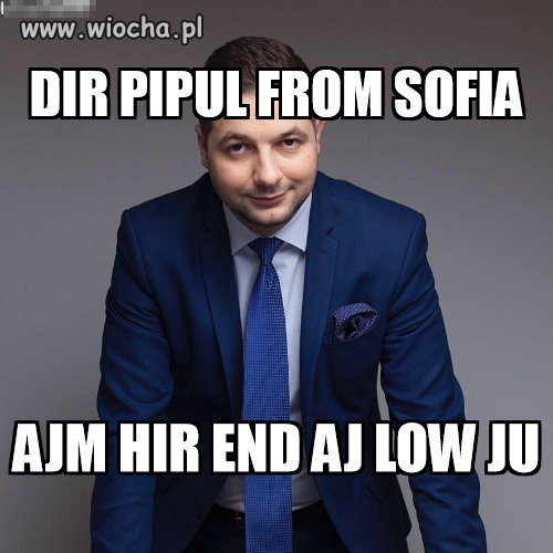 Poliglota i warszawiak w jednej osobie.
